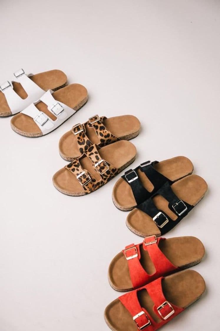 Moda Buckle Sandals in Leopard 