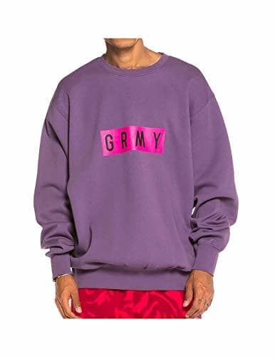 Moda GRIMEY Sudadera Flying Saucer Crewneck FW19 Purple-M