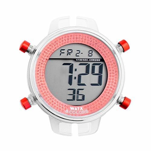 Product Reloj unisex R.WATX COLORS DIG.BISEL ROJO COR.BL