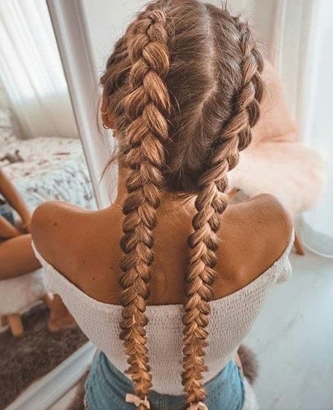 Fashion Penteado com trança boxeadora 