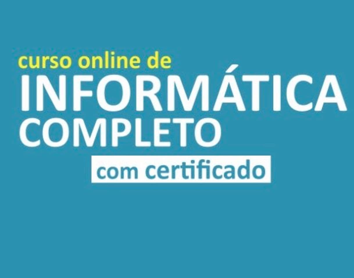 Moda Curso de informática completo 💻