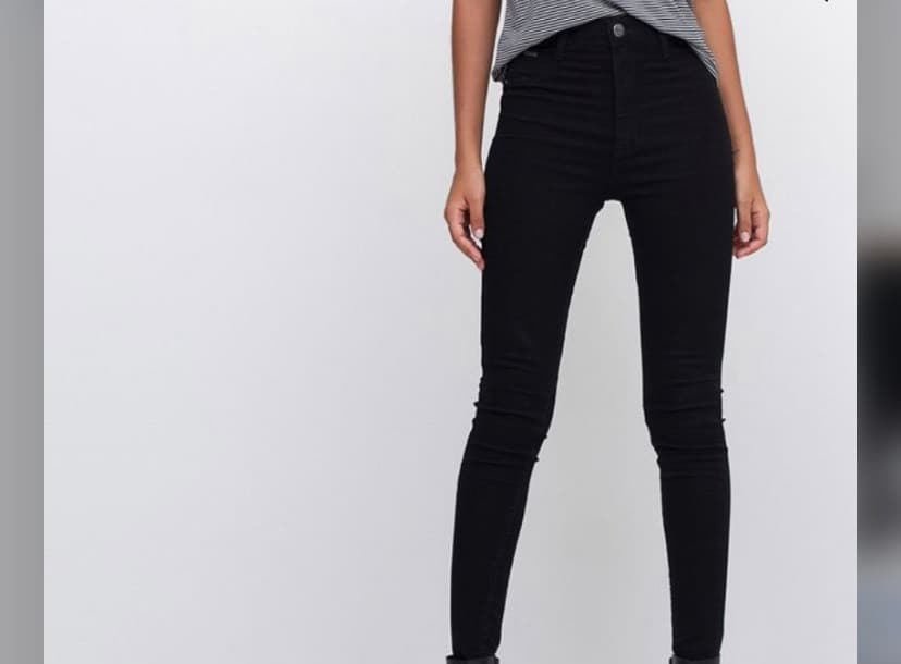 Moda Calça Jeans Preta