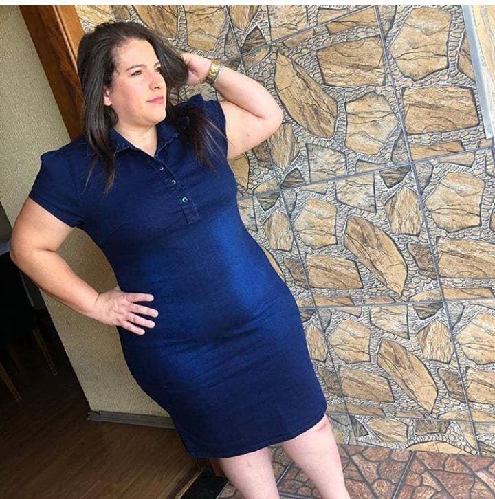 Product Vestido jeans Plus Size