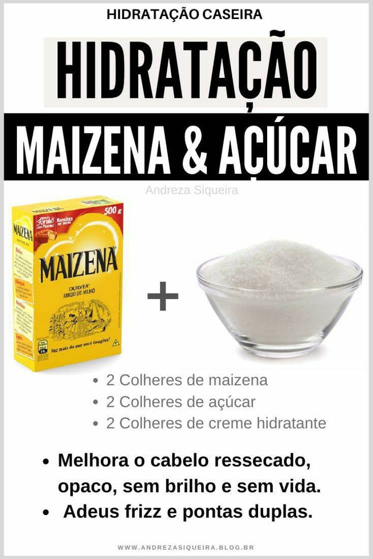 Fashion  Hidratação - maizena