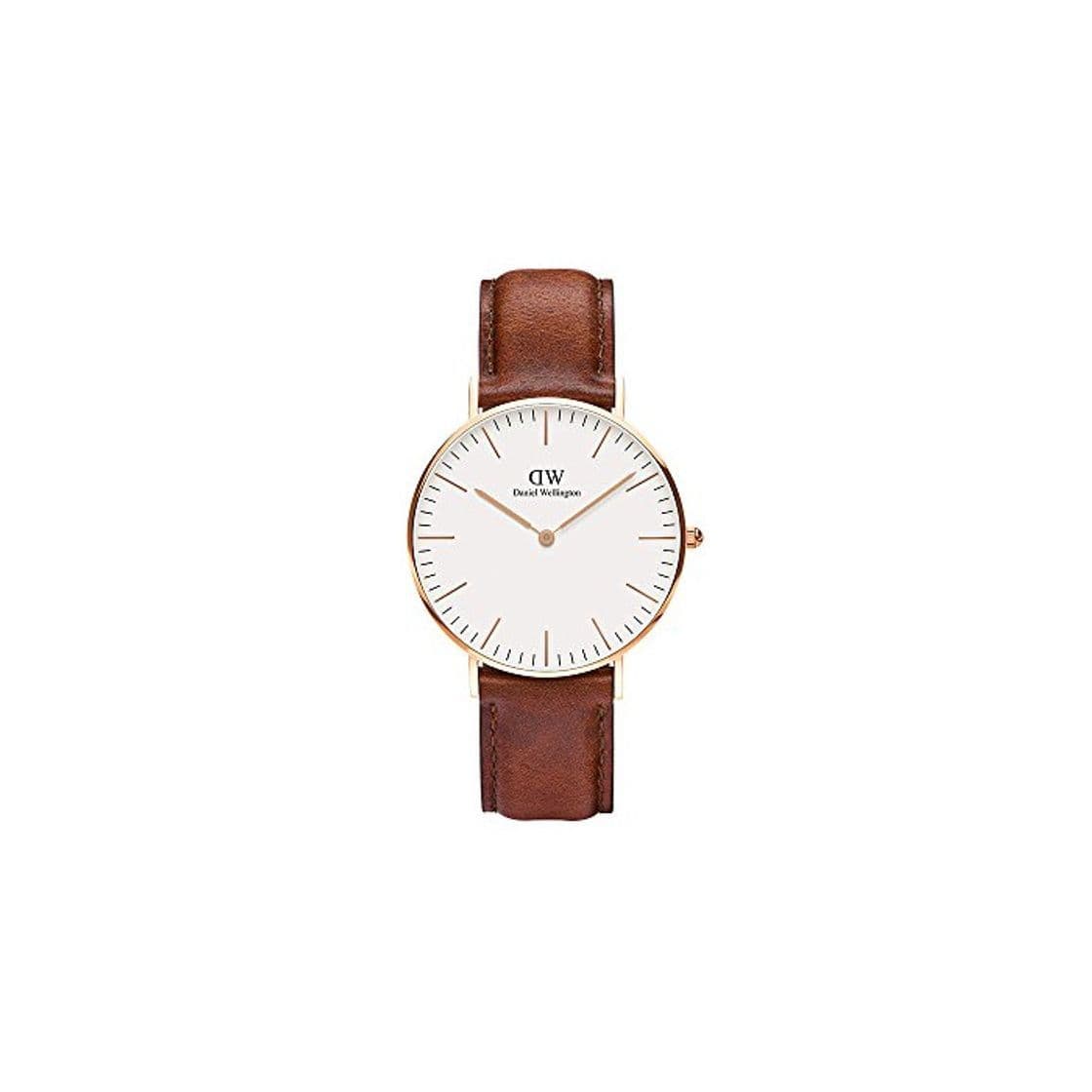 Fashion Daniel Wellington - Reloj analógico para mujer de cuero