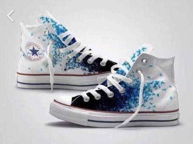 Moda ALL STAR azul e branco✌️✨