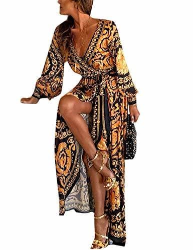 Product Vestidos De Cóctel Africano Bohemio De Manga Larga Abrigo De Fiesta Maxi