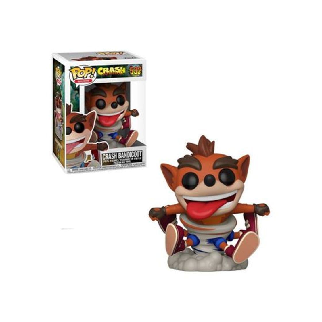 Game Funko Pop Figura De Vinil Games Bandicoot-Crash Coleccionable, Multicolor