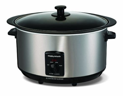 Producto Morphy Richards 48705 290W 6.5L Plata olla de - Cocción lenta