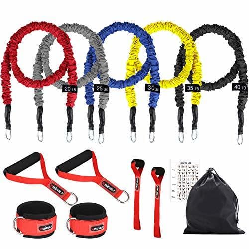 Producto Bandas Elásticas de Fitness Bandas Ejercicio 5pcs Cuerdas Elásticas Gomas Entrenamiento Set