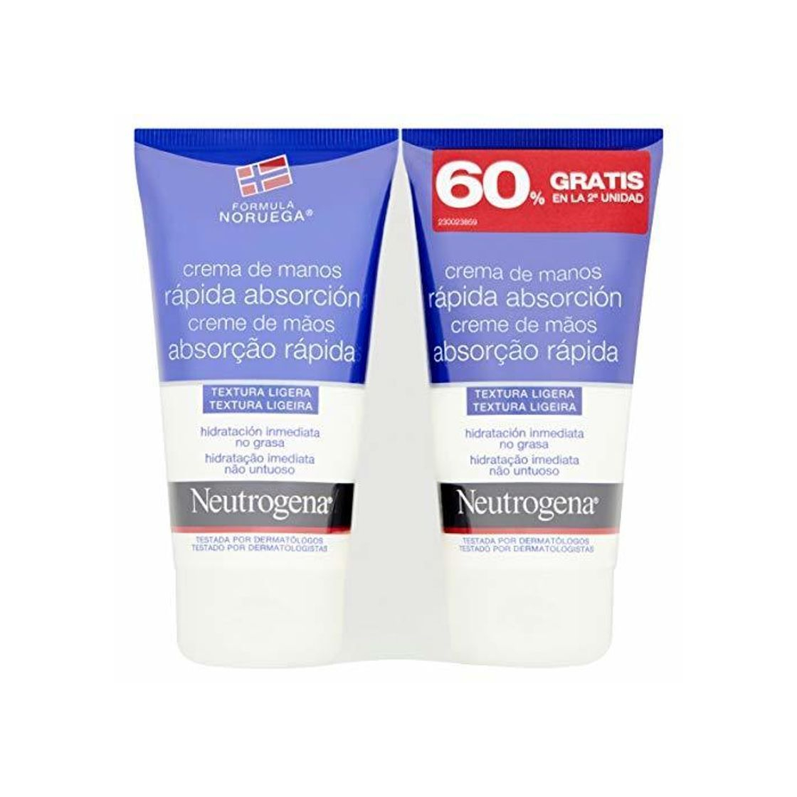 Belleza Neutrogena - Crema de Manos Rápida Absorción - 75 ml Duplo