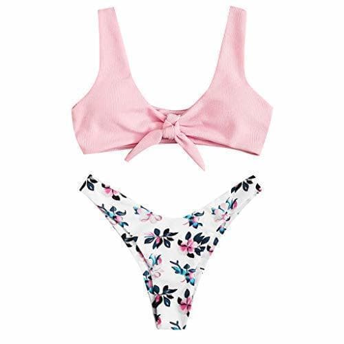 Fashion Mymyguoe Traje de baño Bikini, Bikinis Mujer 2019 Push up Bañador Natacion