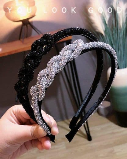 Fashion Tiaras de cabelo gliter