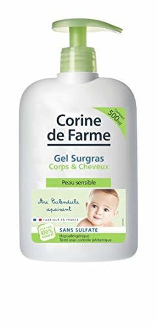 Beauty Corine de Farme Gel Lavant surgras cuerpo/cabello AU Calendula 500 ml