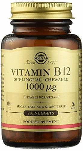 Belleza Solgar Comprimidos Masticables Sublinguales Vitamina B 12 1.000 mcg