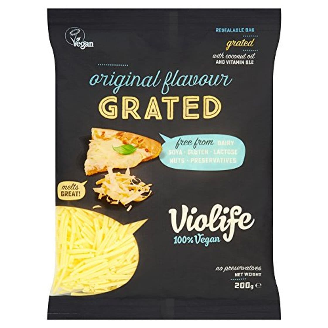 Producto Violife Rallado Vegano Sabor Queso Original 200G Violife 1 Unidad 200 g