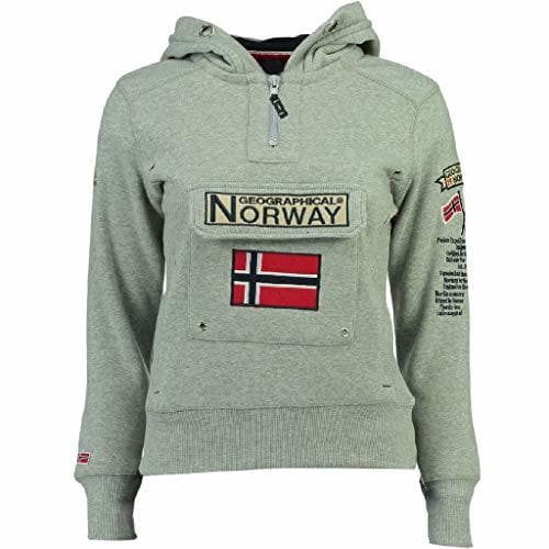 Moda Geographical Norway Sudadera Mujer GYMCLASS A Gris Melange M