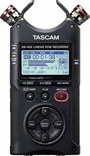 Product Tascam DR-40X grabadora de audio portátil de 4 pistas