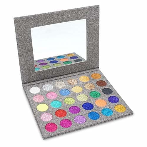 Producto RSKD Paletas de maquillaje Presionado Glitter Pallete 30 Colores Glitter Eyeshadow Cosmetic