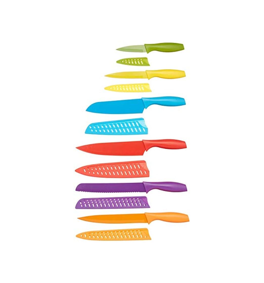 Product AmazonBasics - Juego de cuchillos de colores