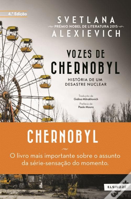 Libro Vozes de Chernobyl