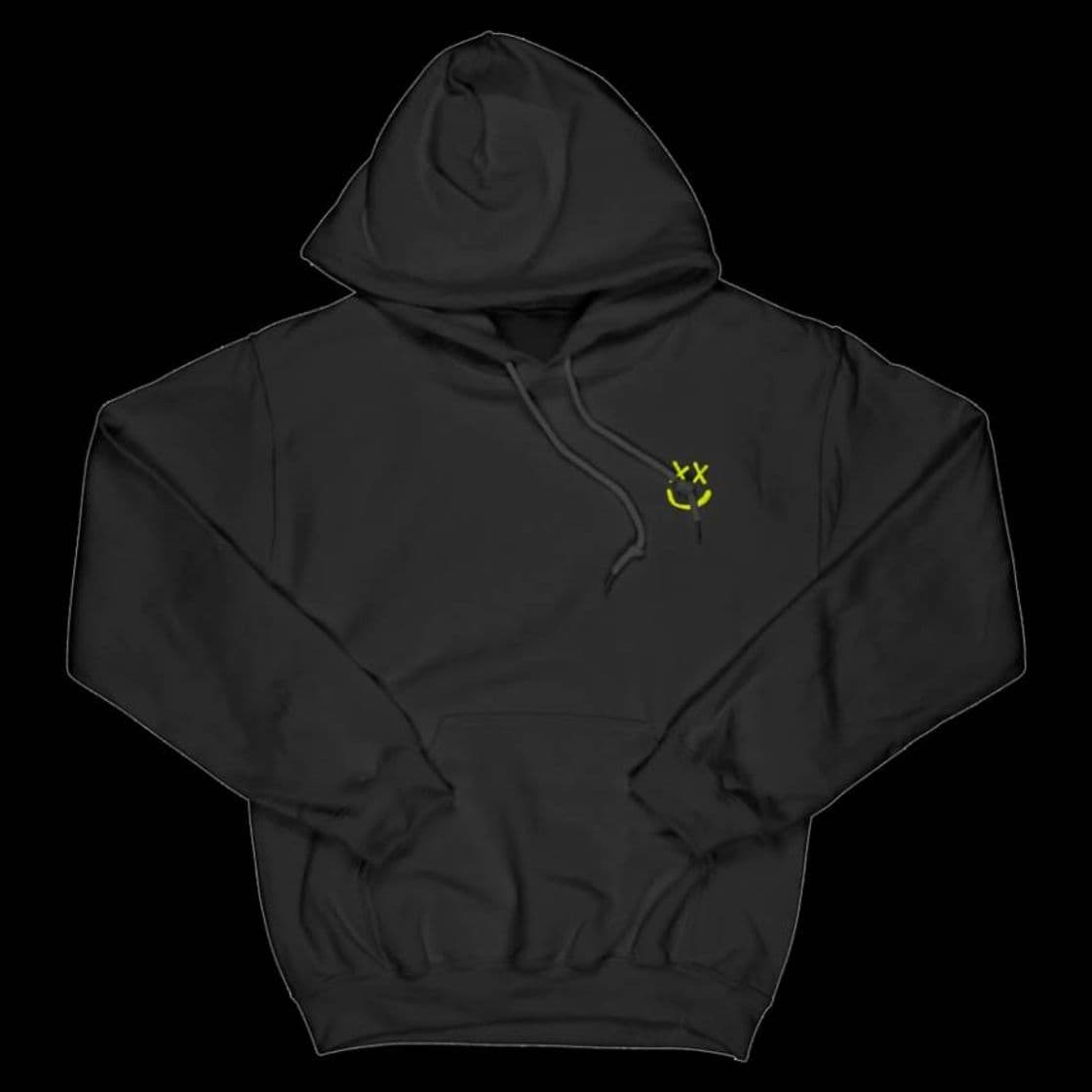 Fashion Louis Tomlinson neon yellow reverse smiley hoodie

