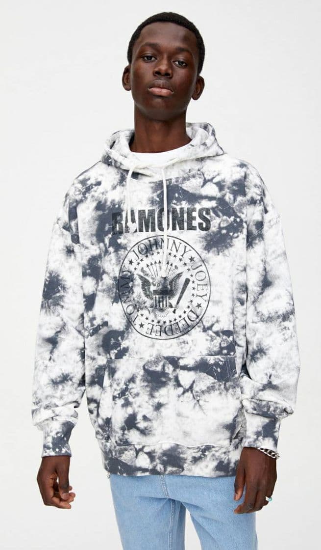 Moda Sweatshirt Ramones com tie-dye