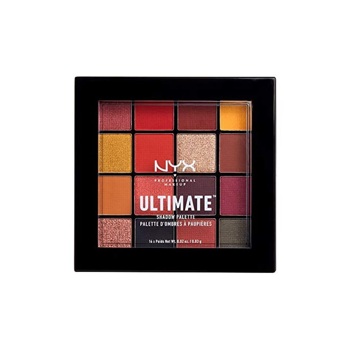 Product NYX Professional Makeup Paleta de sombra de ojos Ultimate Shadow Palette, Pigmentos