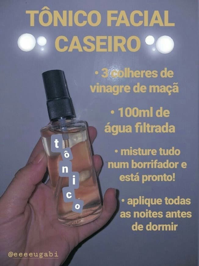 Moda Tônico fácil caseiro