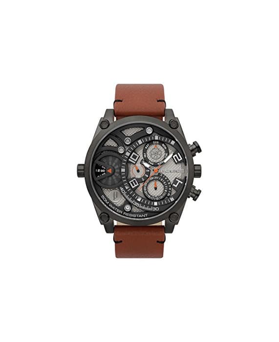 Product Police Reloj Multiesfera para Hombre de Cuarzo con Correa en Cuero PL.15381JSU/61