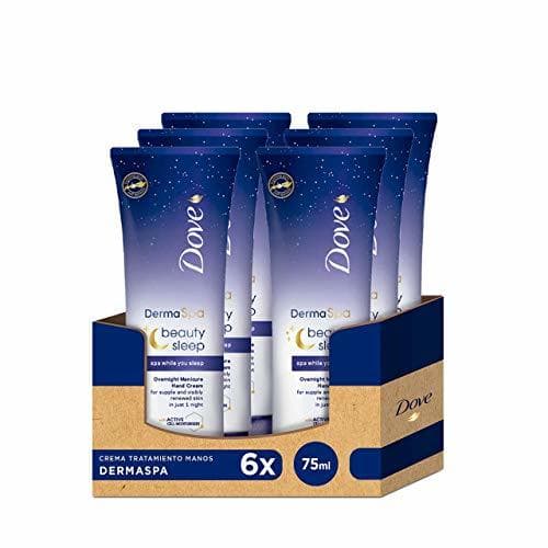 Place Dove Dermaspa Crema Tratamiento Manos Night - Pack de 6 x 75