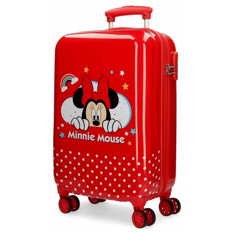 Fashion Mala/Trolley de Cabine 55cm 4 Rodas Spinner Minnie RAINBOW ...