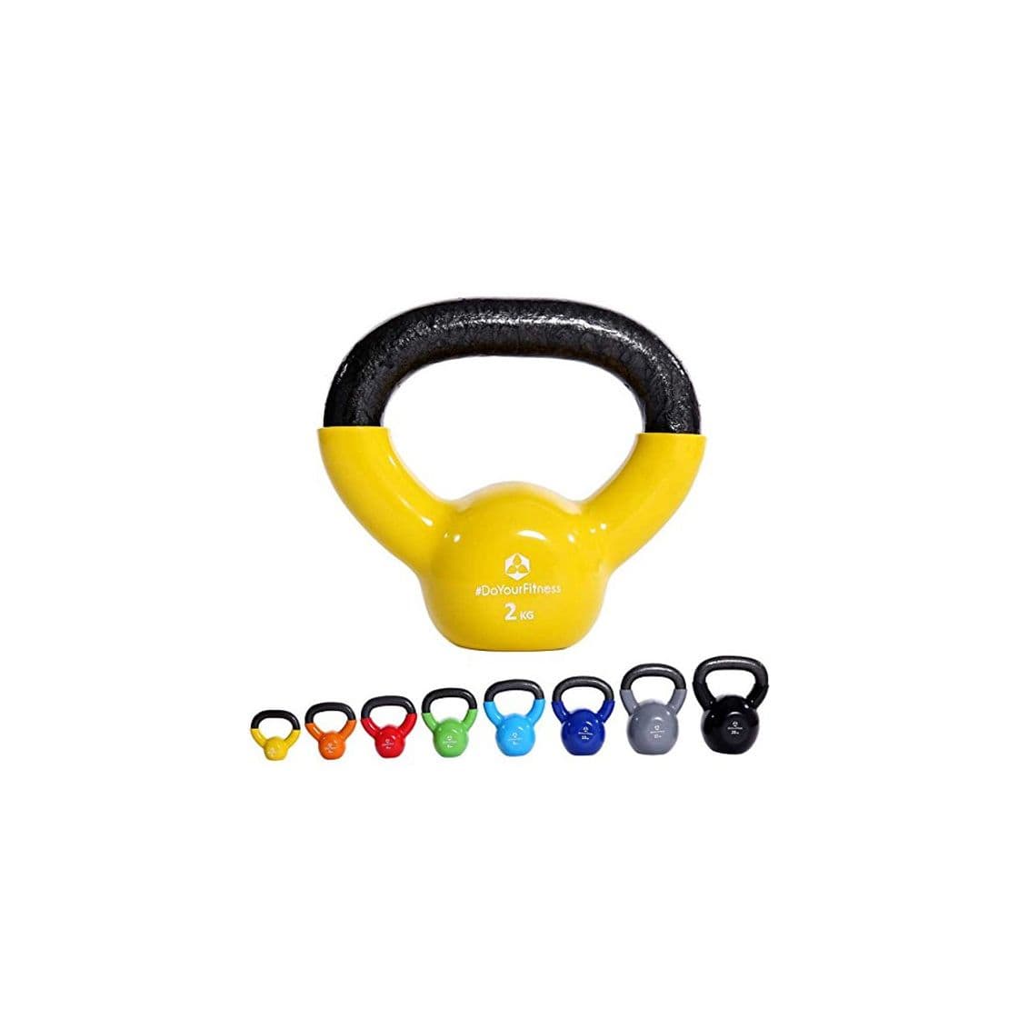 Product #DoYourFitness Kettlebell »Kolossos« Pesa esférica 2-20 kg/Pesa de Mano de 100% Hierro