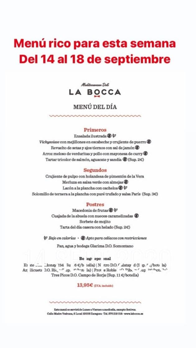 Restaurantes La Bocca - Mediterranean Deli