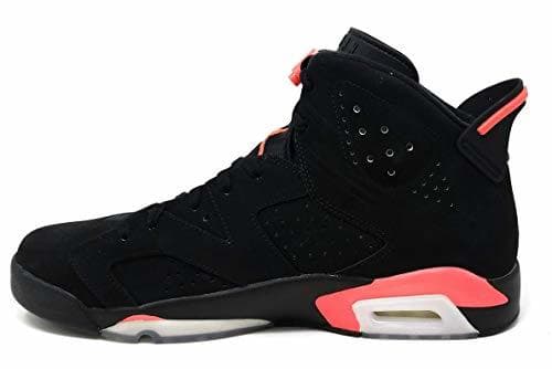 Moda Nike Air Jordan 6 Retro, Zapatillas de Deporte para Hombre, Negro/Rojo