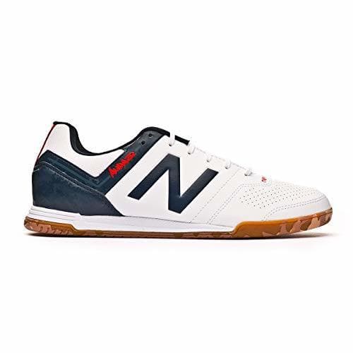 Place New Balance Audazo Strike 3.0 Futsal, Zapatilla de fútbol Sala, White Grey,