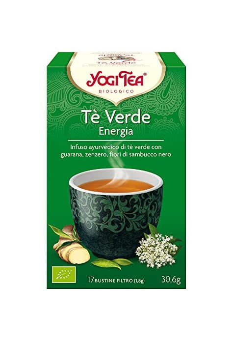 Product Yogi Tea Infusión de Hierbas Te Verde Energía