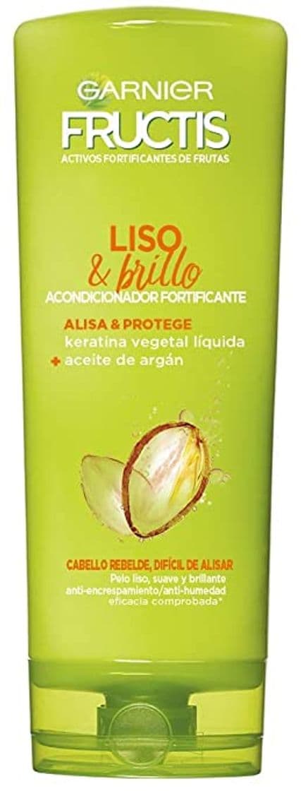 Product Fructis acondicionador liso y brillo para pelo liso