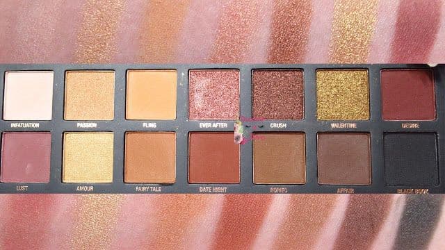 Product W7 Romanced paleta de sombras 