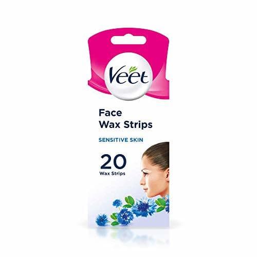 Producto Veet Face Wax Strips para pieles sensibles