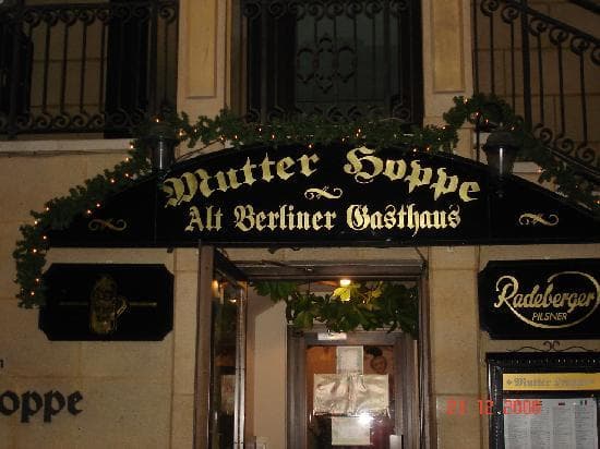 Restaurants Mutter Hoppe