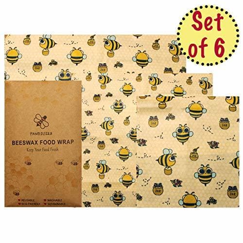 Product Juego de 6 envoltorios de cera de abeja