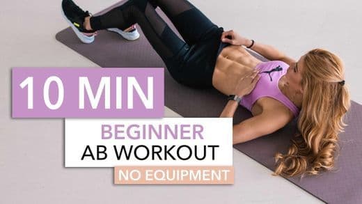 Moda 10 MIN BEGINNER AB WORKOUT // No Equipment - YouTube Pamela