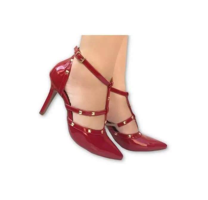 Producto Scarpin vermelho salto fino