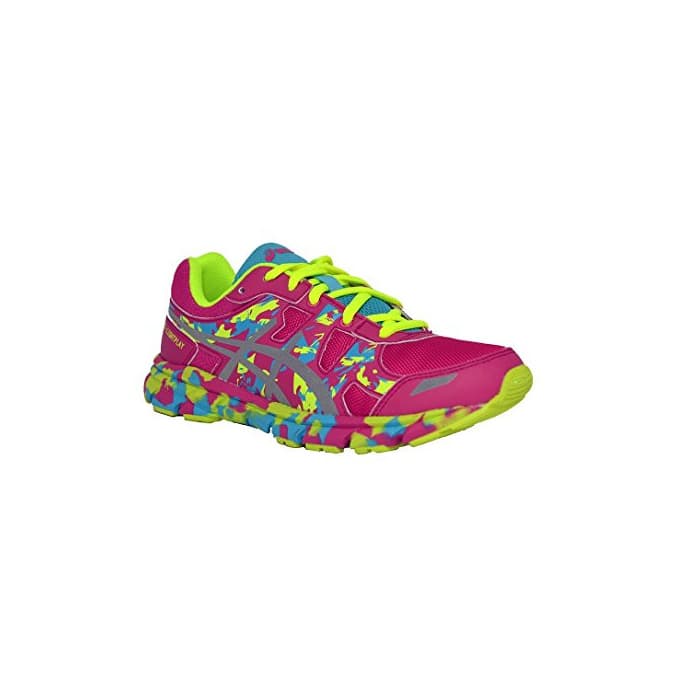 Product Asics - Zapatillas de running para mujer rosa HOT PINK/SILVER/BLUE ATOLL 17.5