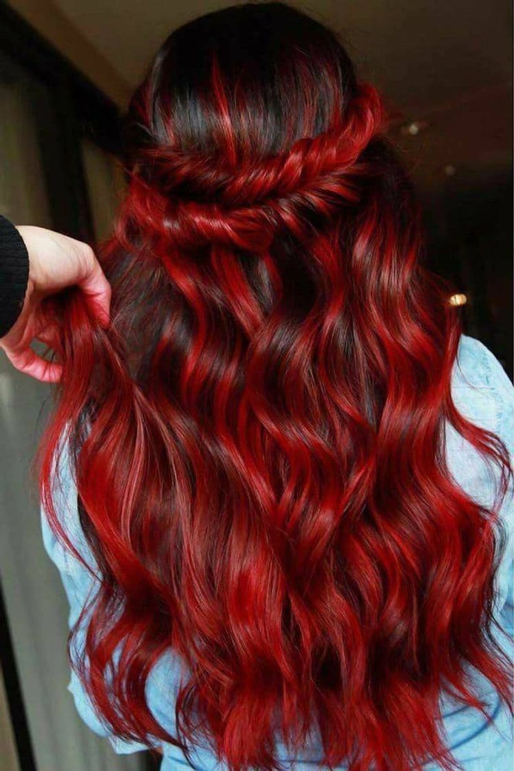 Fashion Cabelo vermelho