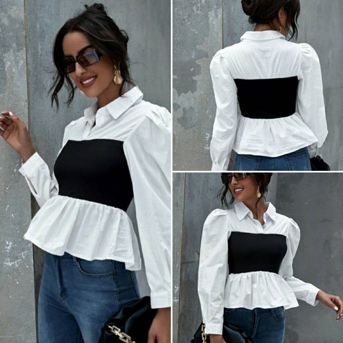 Fashion Camisa Estilo Moderno Shein