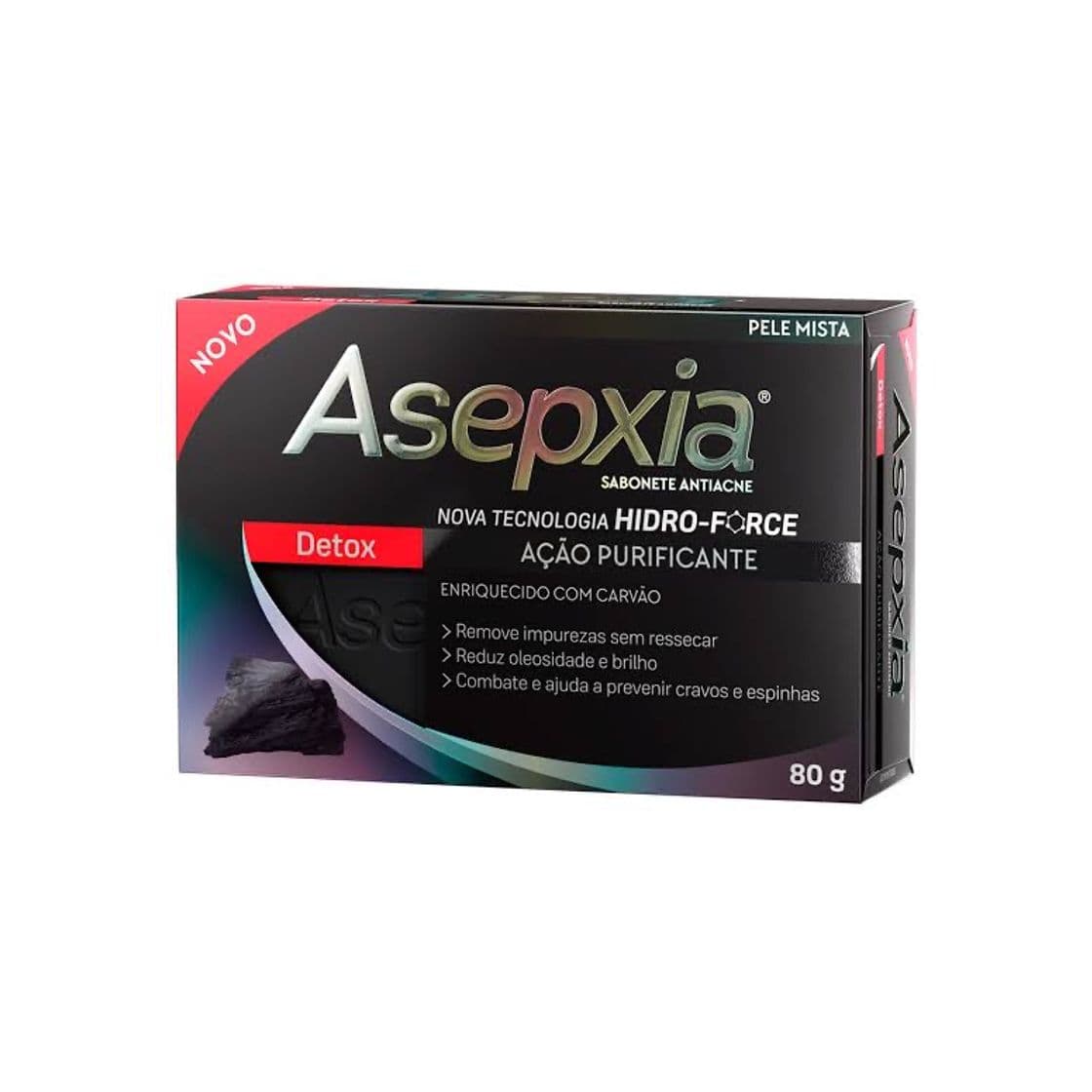 Product sabonete asepxia detox ação purificante 