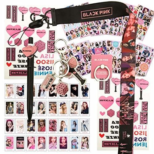 Producto Blackpink Gifts Set – 32 tarjetas de lomo de color negro