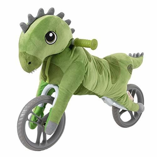 Producto Yvolution My Buddy Wheels Dino Bicicleta de Equilibrio con Juguete de Felpa